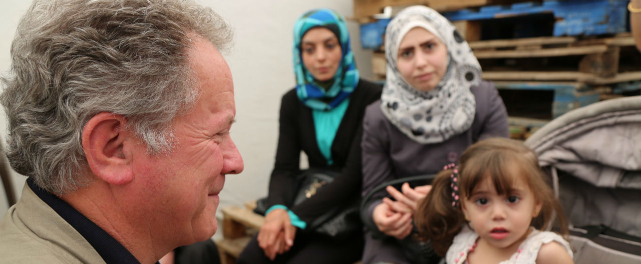 david beasley visiting region affected by conflits